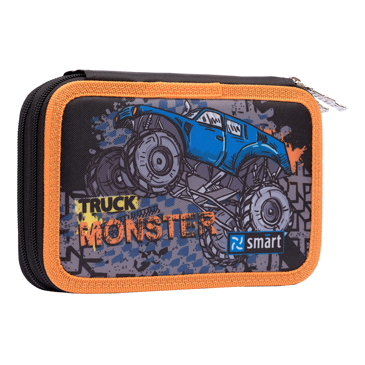 

Пенал-книжка твердый SMART двойной HP-01 Monster Truck черный (532578)