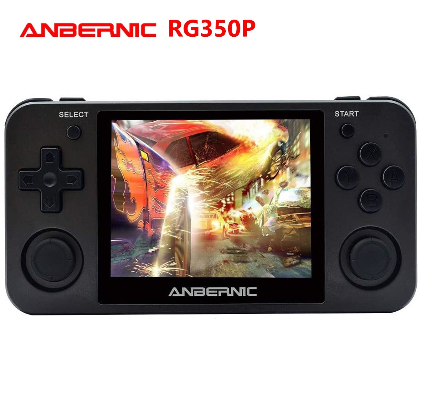 

Портативная игровая консоль ANBERNIC RG350P / поддержка эмуляторов PS1, CPS1, CPS2, FBA, NEOGEO, NEOGEO POCKET, GBA, GBC, GB, SFC, FC, MD, SMS, GG, Handy, MSX, PCE, WSC, POKE MINI / HDMI / Черный