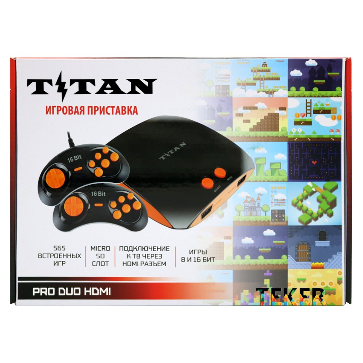 Игровая приставка Titan Pro Duo HDMI+AV / 565 встроенных игр Dendy + Sega /  поддержка карт памяти SD – фото, отзывы, характеристики в интернет-магазине  ROZETKA от продавца: TEKER | Купить в Украине: