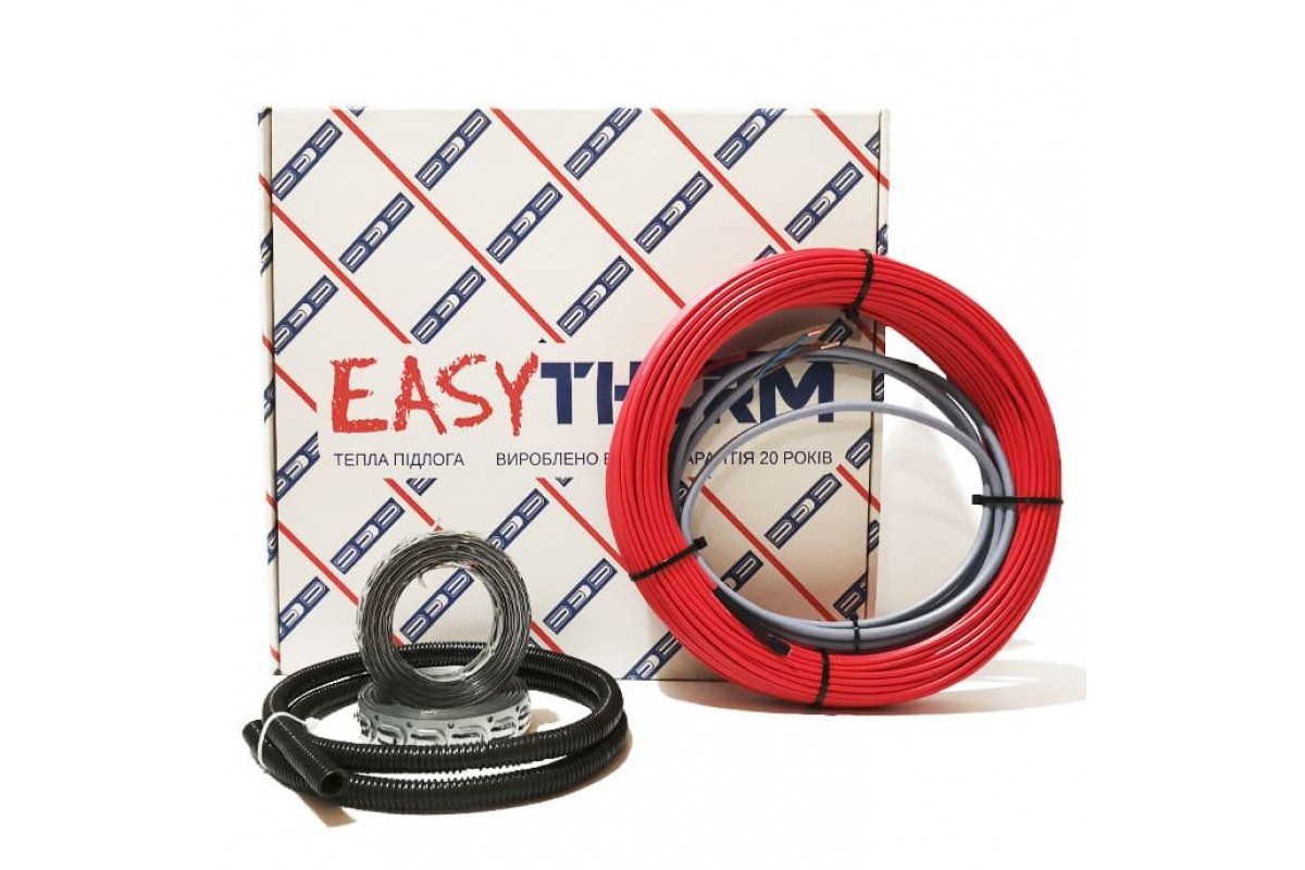 

Нагревательный кабель EASYTHERM EC18 - 288Вт 16м