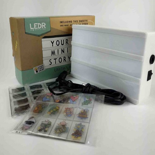 

Лайтбокс с буквами LEDR А6 - CREAM MINI
