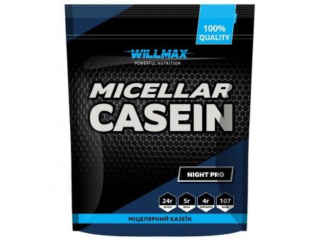 

Протеин WillMax Micellar Casein 80% (900 грамм) Вкус Банан