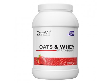 

Гейнеры Ostrovit Углеводный комплекс OATS and WHEY 1000 грамм Вкус Клубника