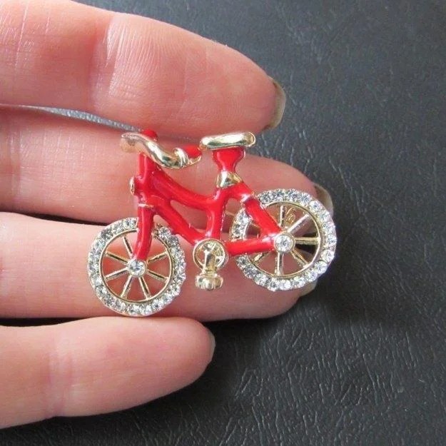 

Брошь велосипед Fashion Jewelry 4234