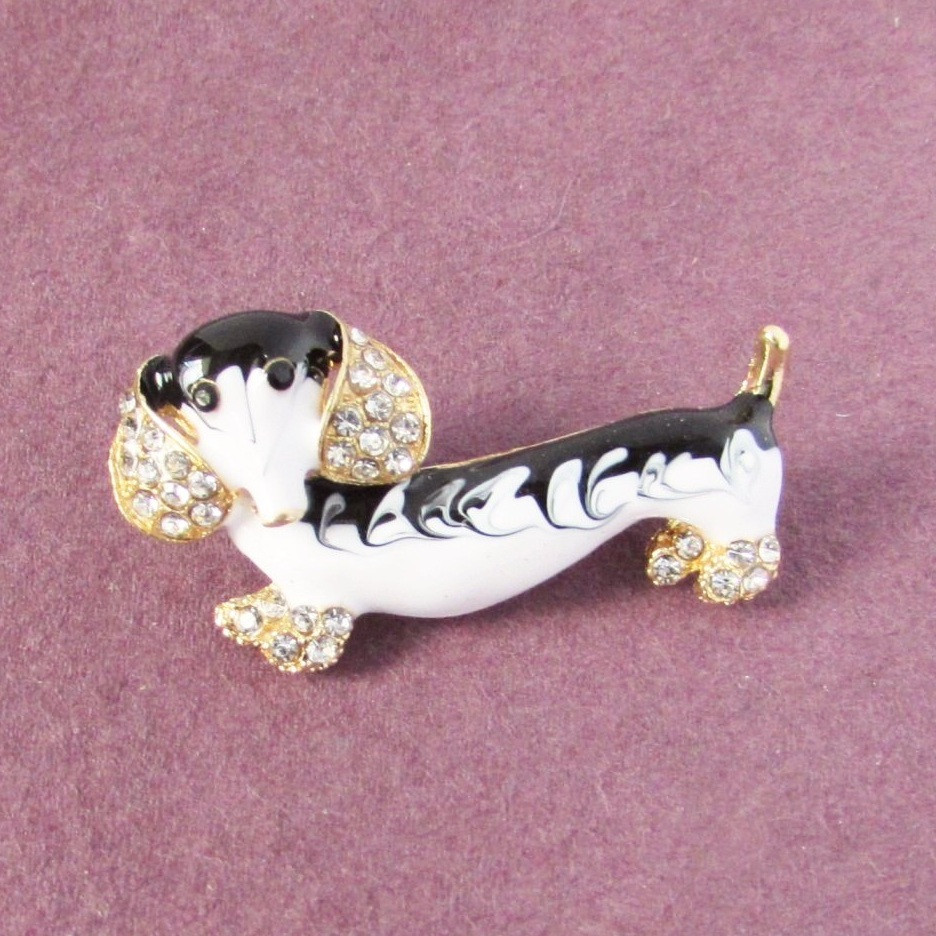 

Брошь собака такса Fashion Jewelry 4229