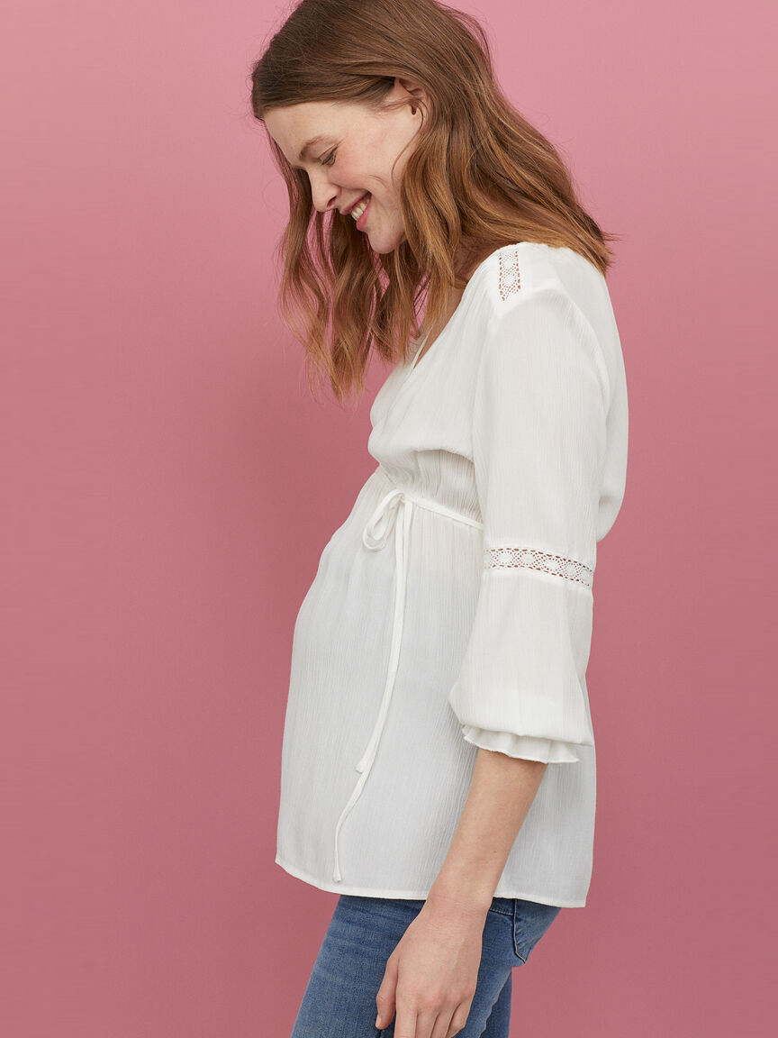 

Блуза для беременных H&M 07-0848999-009  Белая (СА2000001852897, Блуза для беременных H&M 07-0848999-009 S Белая (СА2000001852897)