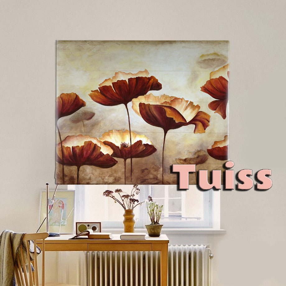 

Римская штора система Classic InHt Фотопечать Арт 17-001 Джуси Велюр 170х170 см