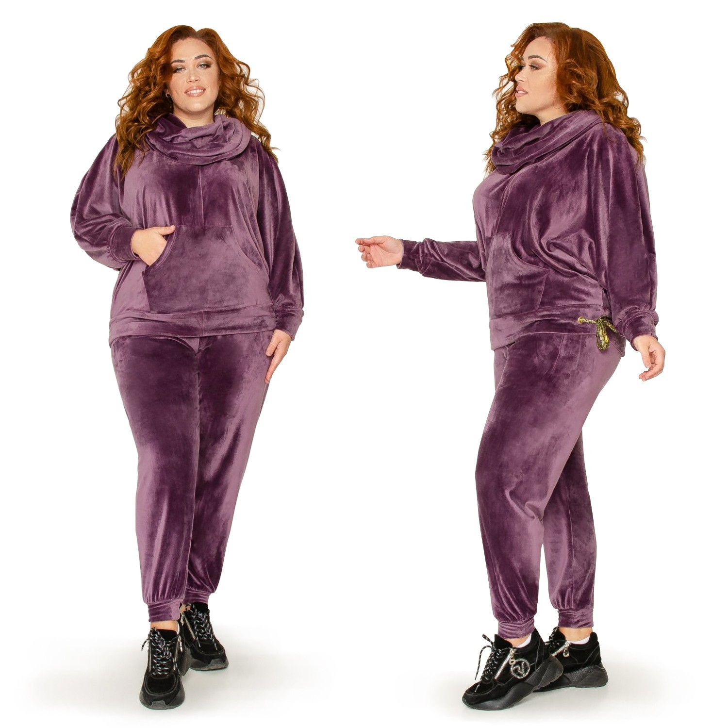 

Прогулочный костюм из плюшевого велюра 2XL-3XL, Прогулочный костюм из плюшевого велюра 2XL-3XL (56-58)