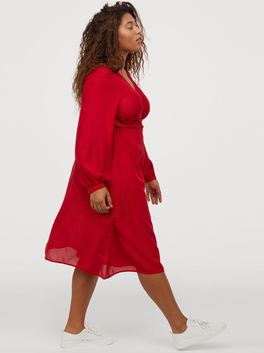 

Платье H&M 0816448-0 XL Красное (СА2000001853160)