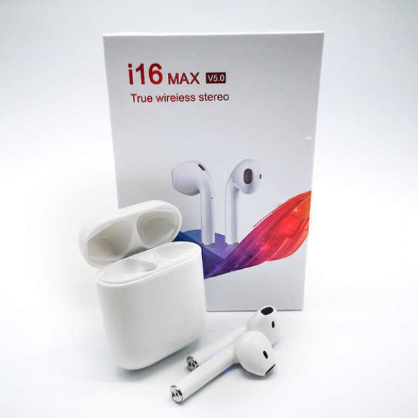 

Наушники Беспроводные Bluetooth I 16 MAX 5.0 White