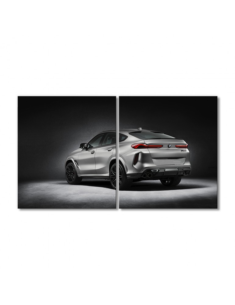 

Модульная картина Artel «Автомобиль БМВ X5 M X6 M» 2 модуля 120x180 см