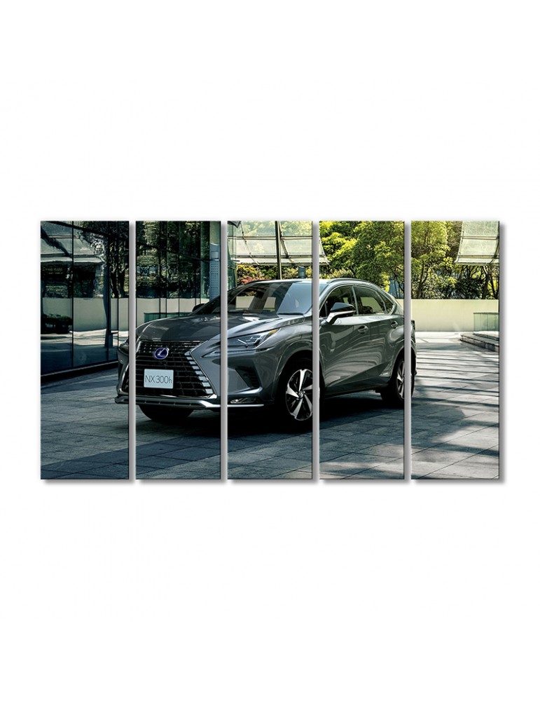 

Модульная картина Artel «Авто Лексус NX 300h» 5 модулей 80x120 см