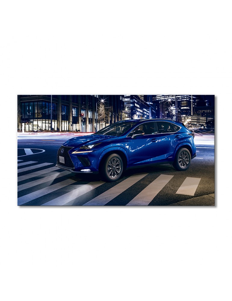 

Модульная картина Artel «Автомобиль Лексус NX 300h синий» 1 модуль 60x90 см
