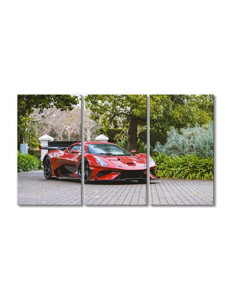 

Модульная картина Artel «Автомобиль Брабхам bt62r» 3 модуля 120x180 см