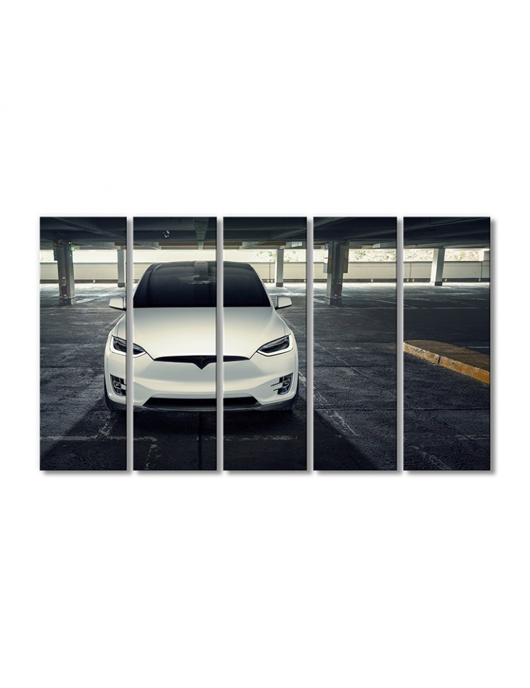

Модульная картина Artel «Автомобиль Тесла модель X 2020 года» 5 модулей 70x105 см