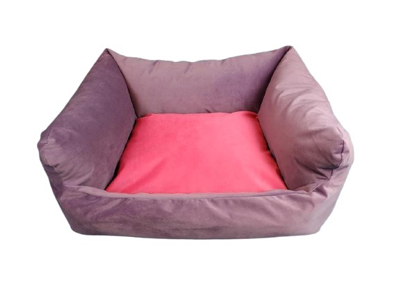 

Лежанка для собак Lezhanka Knight 60*70 см фиолетовая с розовым