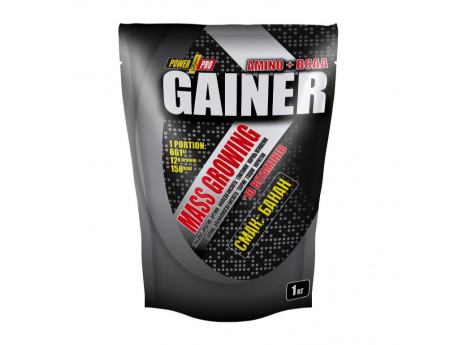 

Гейнер POWER PRO AMINO 1кг Вкус Ваниль
