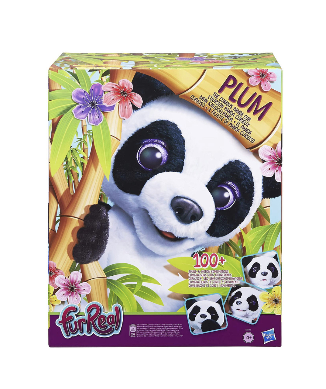 

Интерактивная игрушка Hasbro Медведь Панда Фурреал Хасбро FurReal Plum, The Curious Panda Bear Cub Interactive Plush