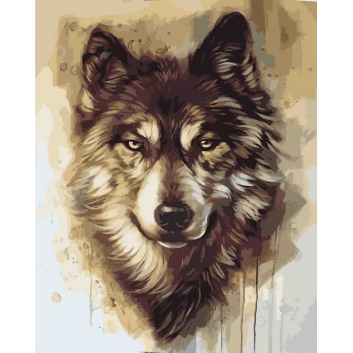 

Набір для розпису по номерах.Тварини, птахи "Вожак стаї" КНО4082 40*50см