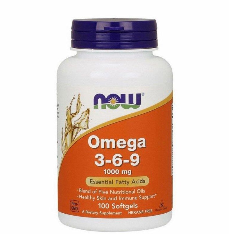 

Жирные кислоты Now Foods Omega 3-6-9 1000 mg Softgels 100 caps