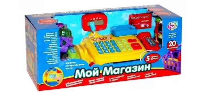 

Кассовый аппарат 7018 "Мой магазин" с продуктами JOY TOY