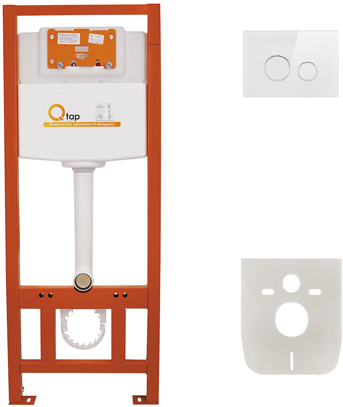 

Инсталляция для подвесного унитаза QTAP Nest ST с кнопкой смыва QT0133M425V1164GW