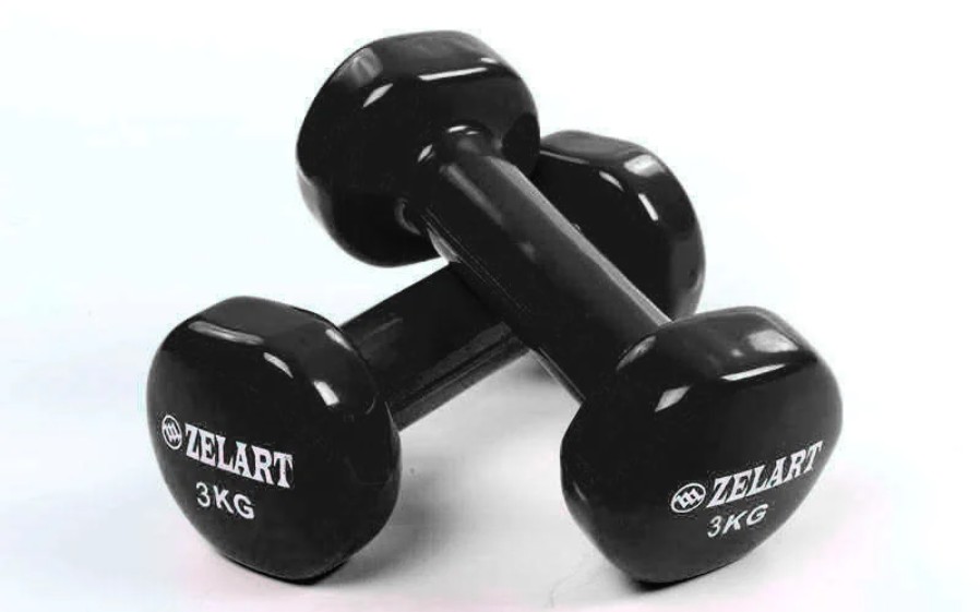

Гантели Zelart SP-112 3 кг Серые