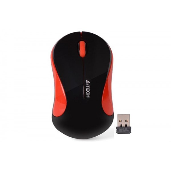 

Мышь беспроводная A4Tech G3-270N Black/Red USB V-Track