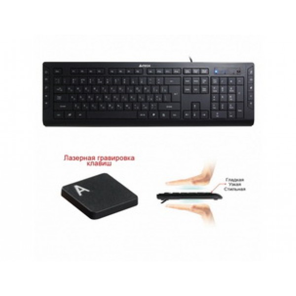 

Клавиатура A4Tech KD-600 Black USB
