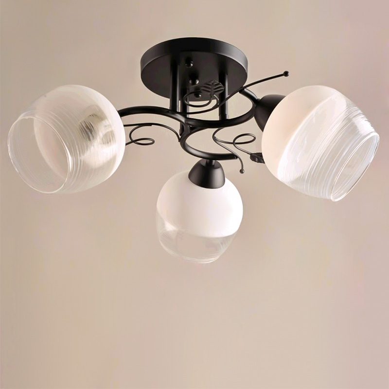

Люстра стельова Light House SH-4636/3 BK 520*520*220 чорний