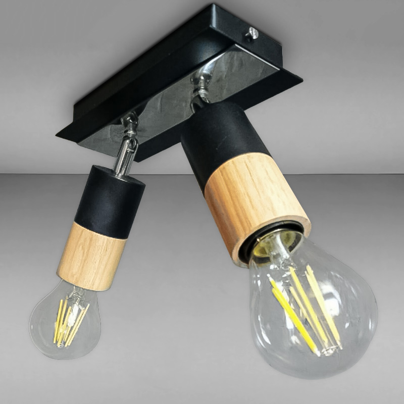 

Люстра стельова Light House SRS-16046/2 чорна