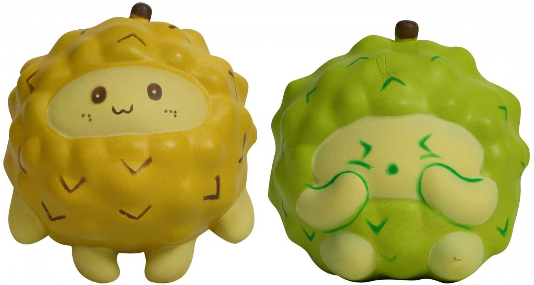 

Набор игрушек антистресс Сквиши Squishy Дуриан 2 шт