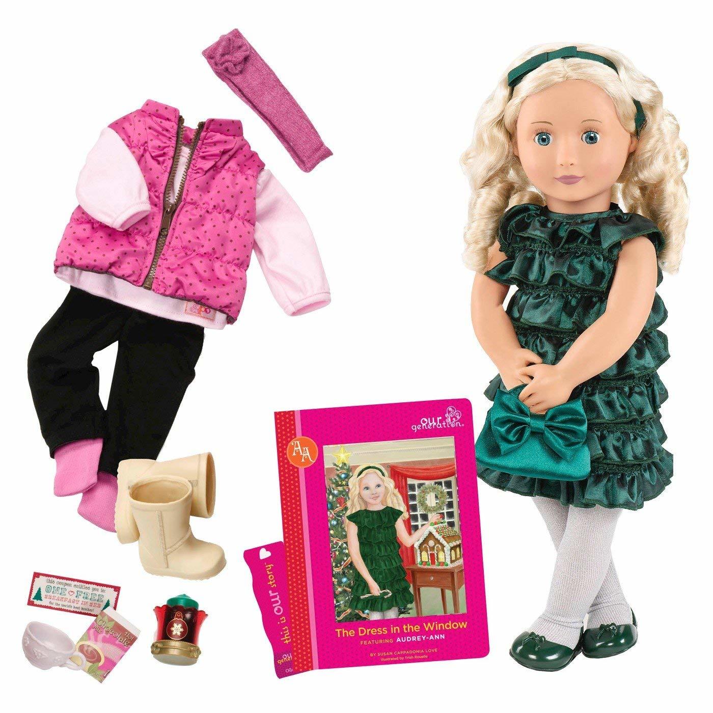 

Кукла Our Generation DELUXE Одри-Энн с книгой 46 см BD31013ATZ (BD31013ATZ)
