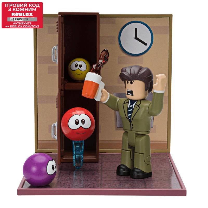 

Игровая коллекционная фигурка Jazwares Roblox Desktop Series Meep City: Principal Panic W6 (ROB0261)
