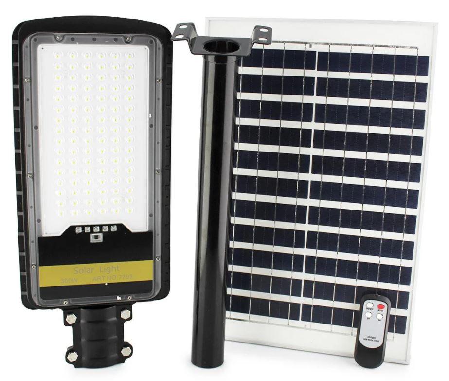 

Фонарь уличный на столб с пультом UKC Solar Street JD 298 300W VPP 7793 (gr_017627)