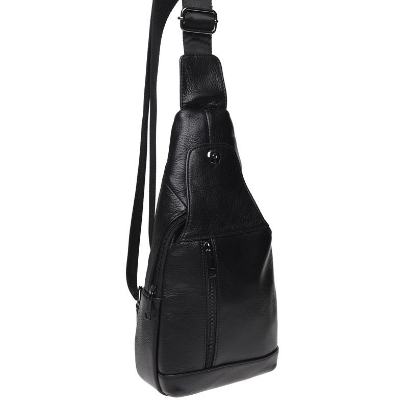 

Мужской кожаный рюкзак Keizer K1683-black