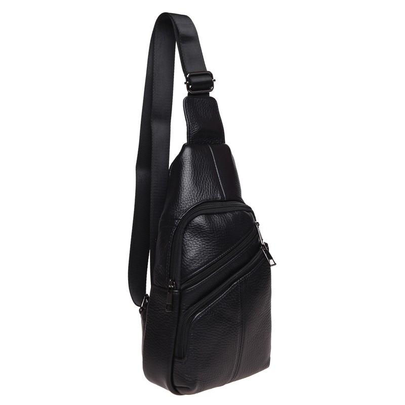 

Мужской кожаный рюкзак Keizer K1682-black