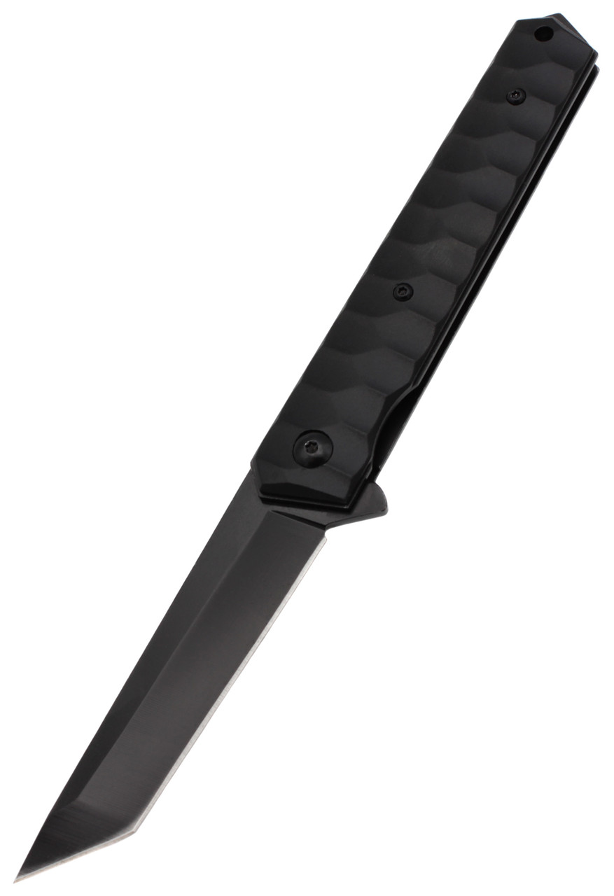 

Нож складной JinJun Black Tanto SH572B (t6459)
