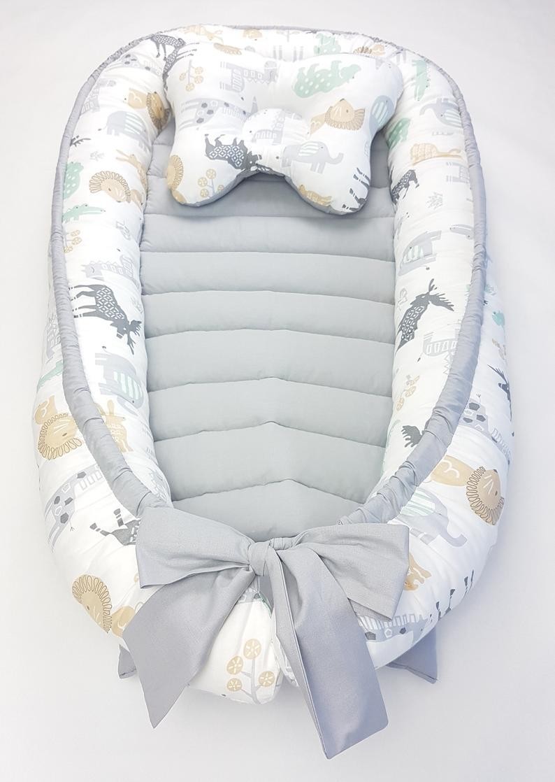 

Кокон-гнёздышко для новорожденного SD Studio Comfort Зоопарк