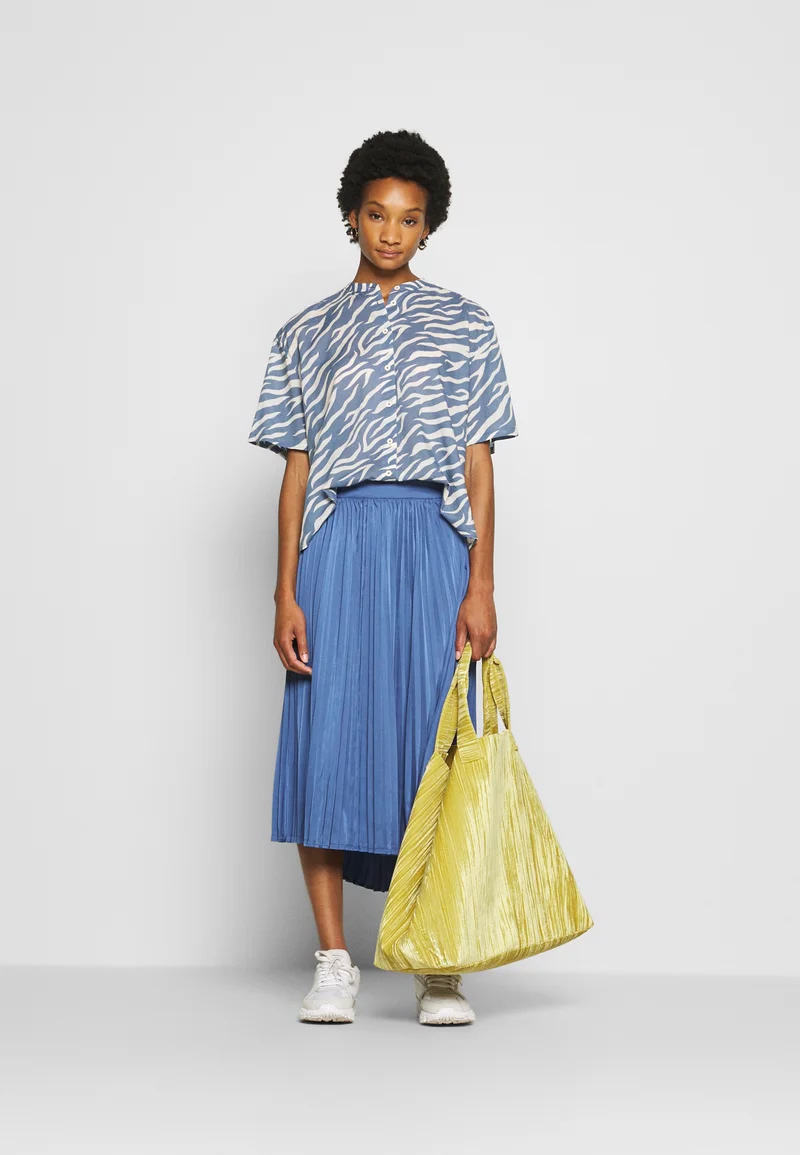 

Юбка Moss Copenhagen SENTA-SKIRT-GRAY-BLUE  синий, Юбка Moss Copenhagen SENTA-SKIRT-GRAY-BLUE S синий