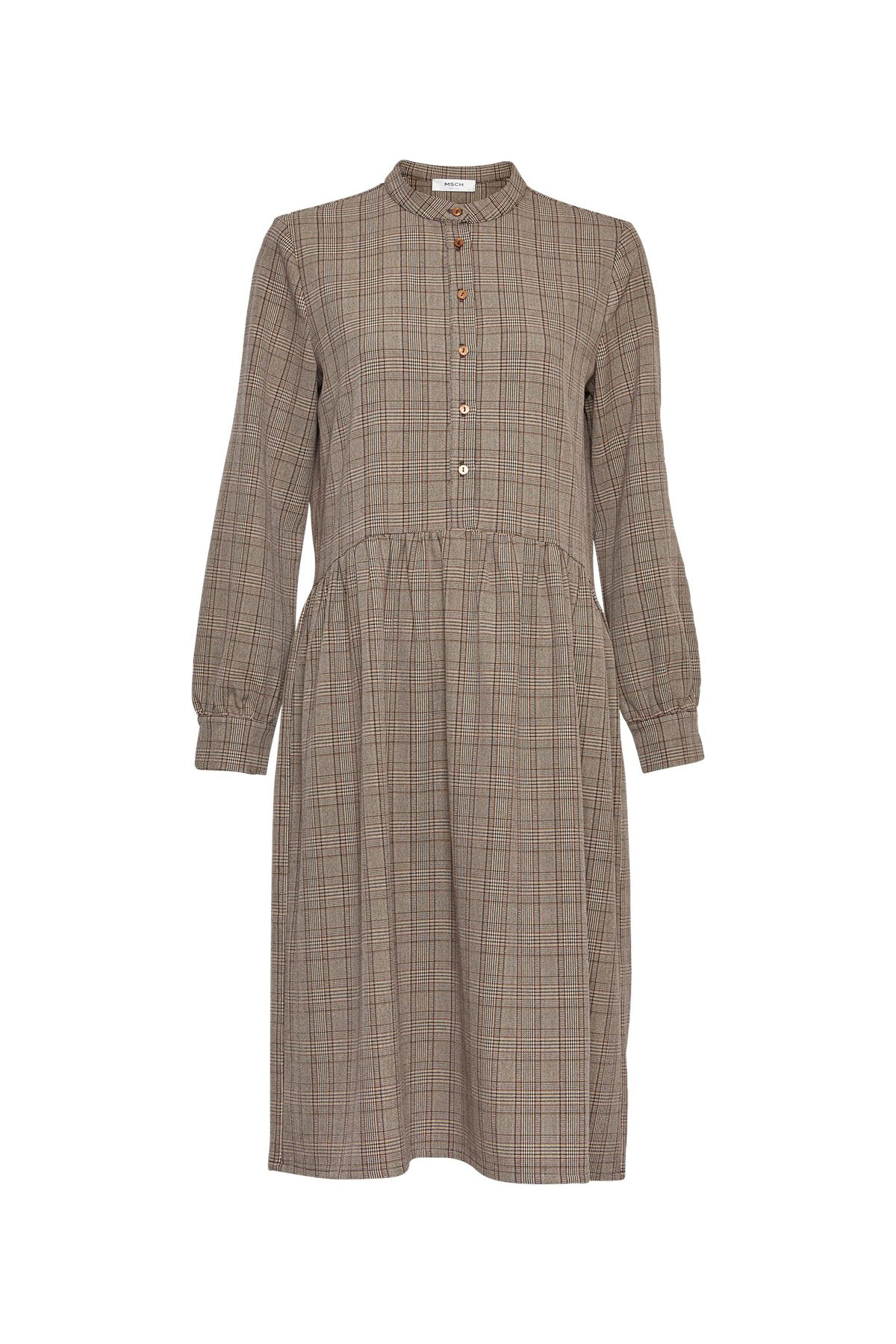 

Платье Moss Copenhagen LEXIE-LS-SHIRT-DRESS-GRAY-CHECK  коричневый, Платье Moss Copenhagen LEXIE-LS-SHIRT-DRESS-GRAY-CHECK M коричневый