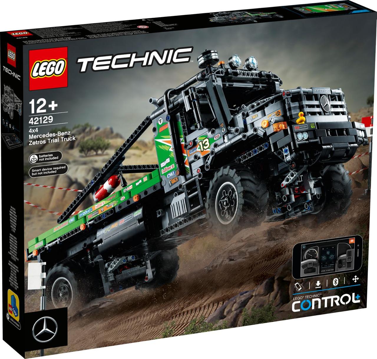 

Lego Technic Полноприводный грузовик-внедорожник Mercedes-Benz Zetros 42129