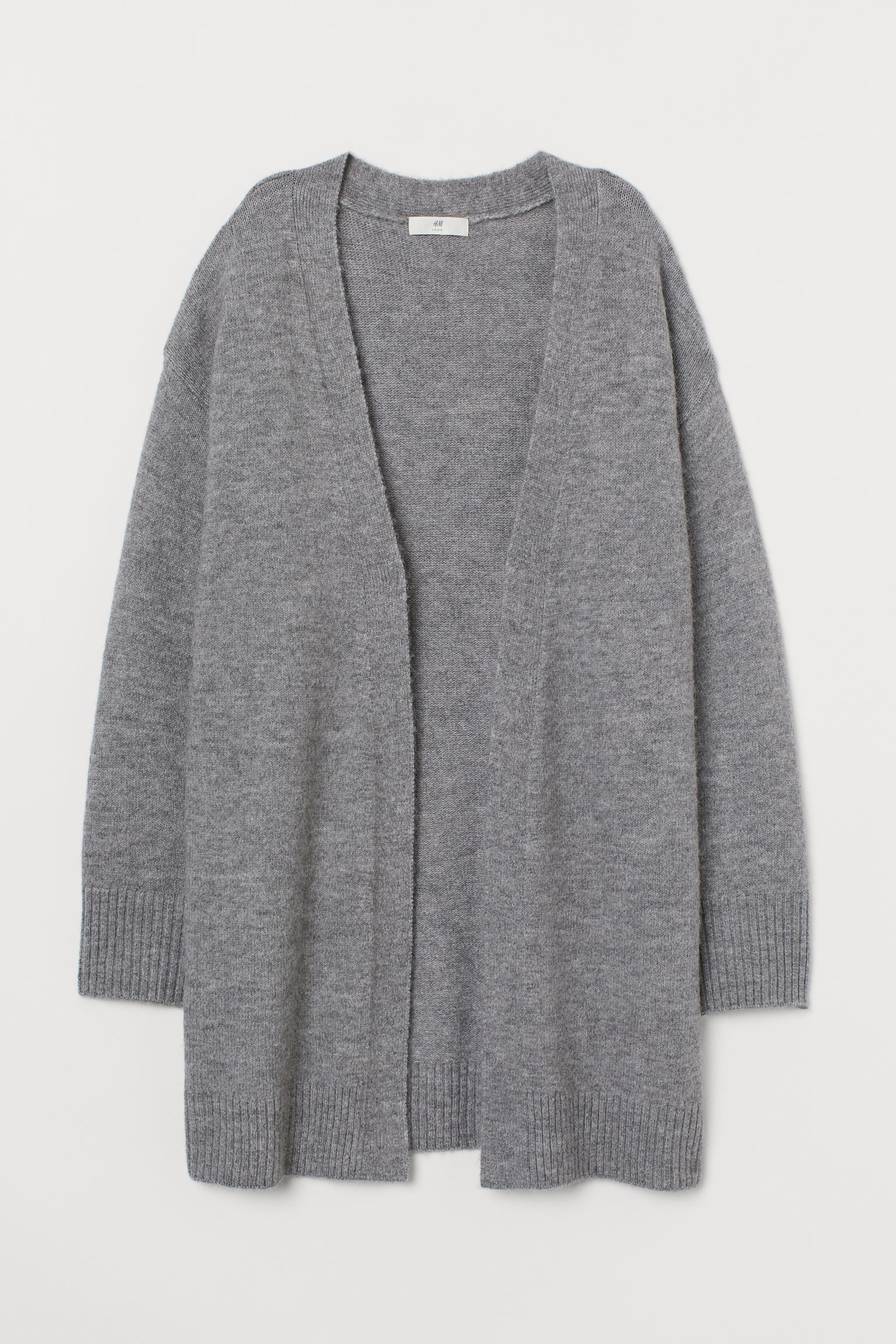

Кардиган H&  серый меланж 6078748162, Кардиган H&M M серый меланж 6078748162