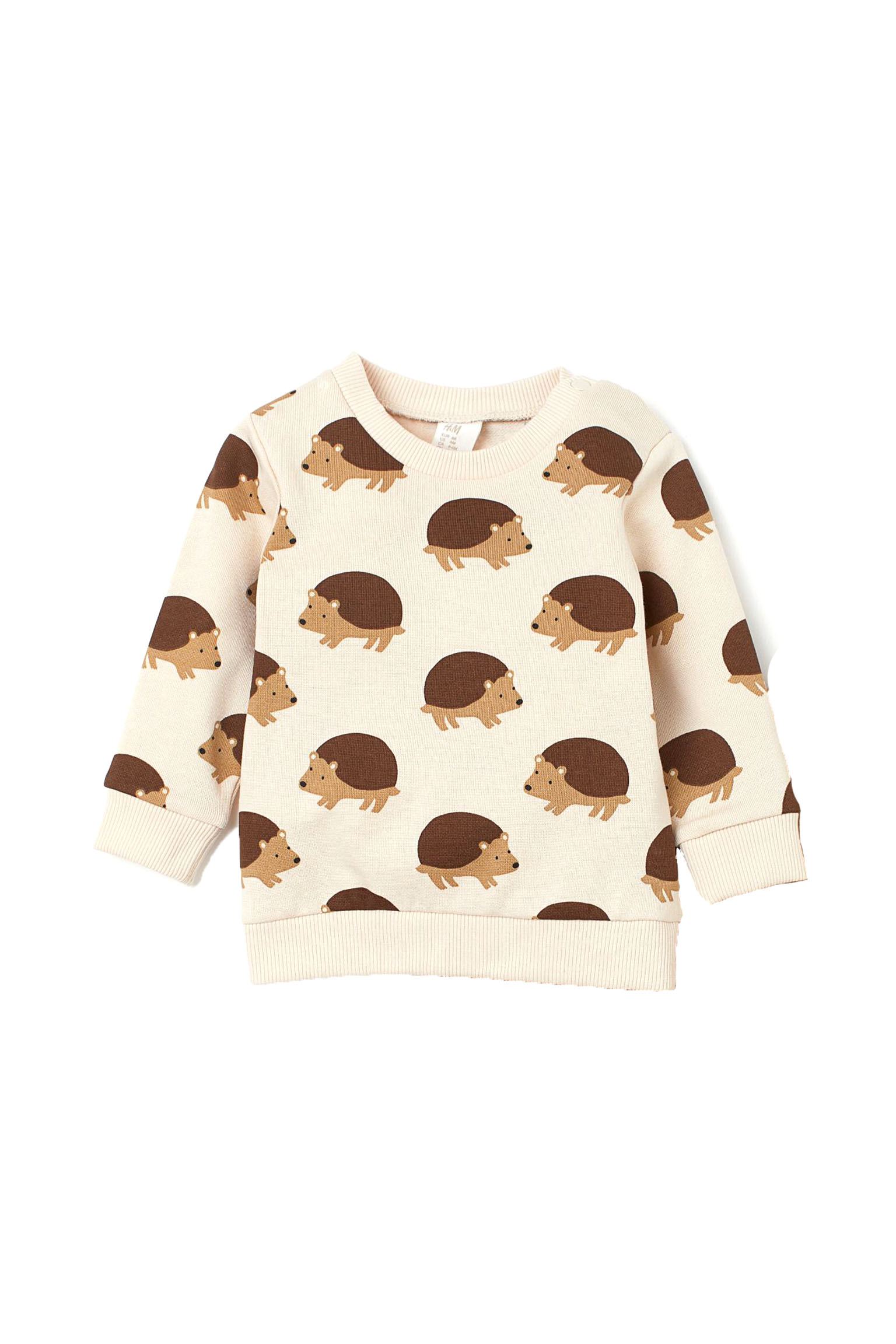 

Свитшот H&M 104см бежевый ежики 16079112942