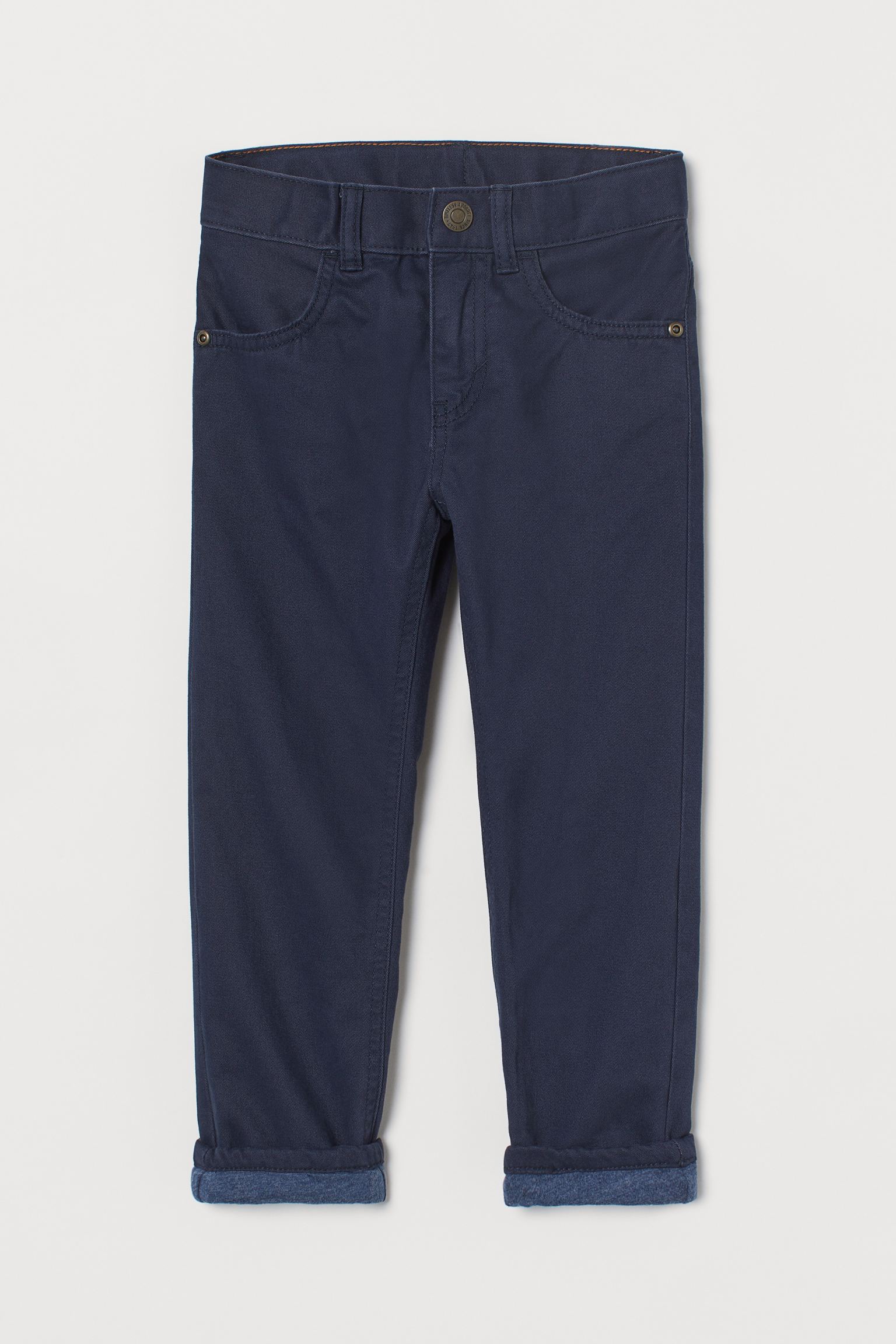

Брюки H&M 104см темно синий 6078779332