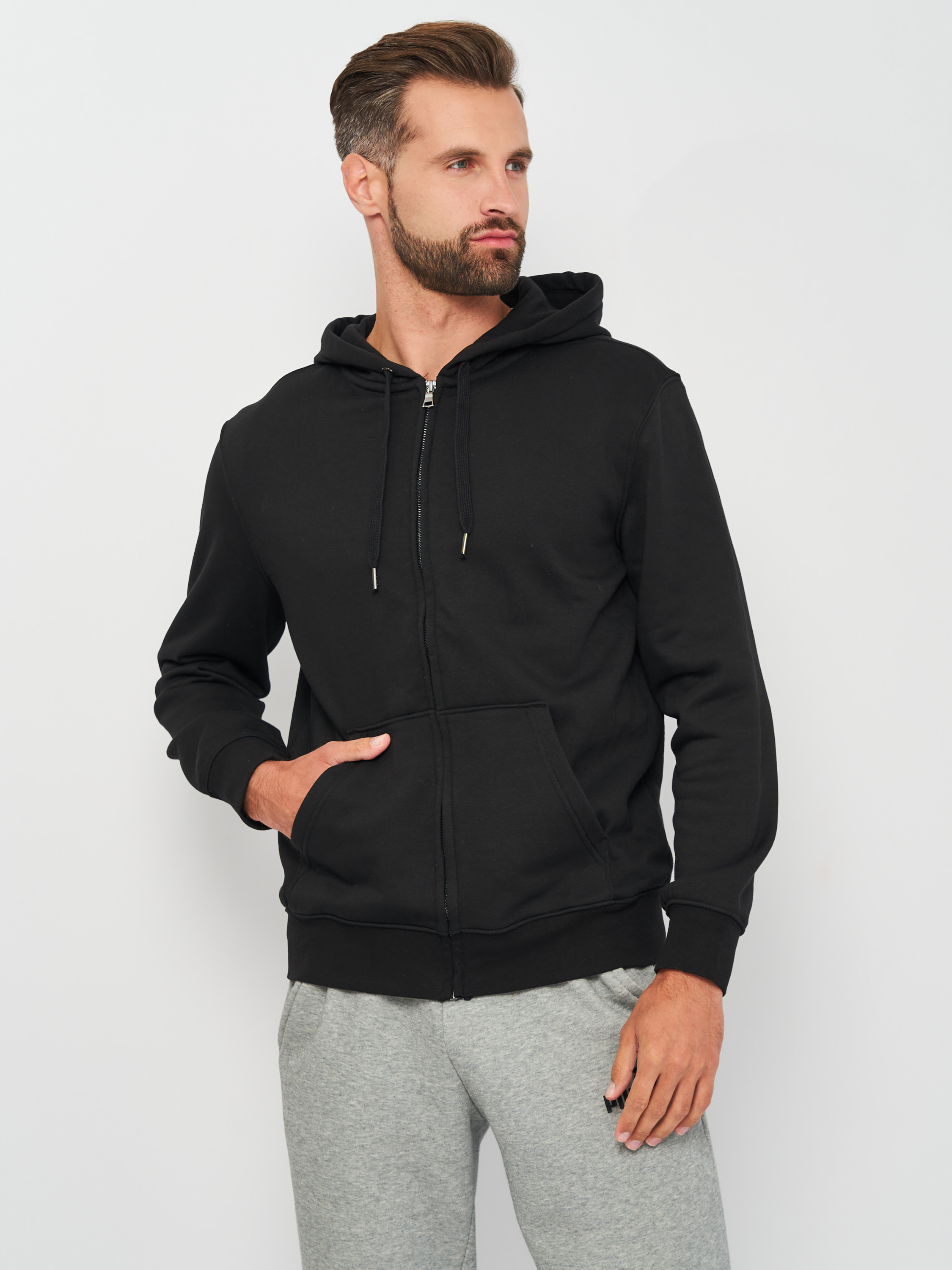 

Толстовка H&M M черный 8079035172