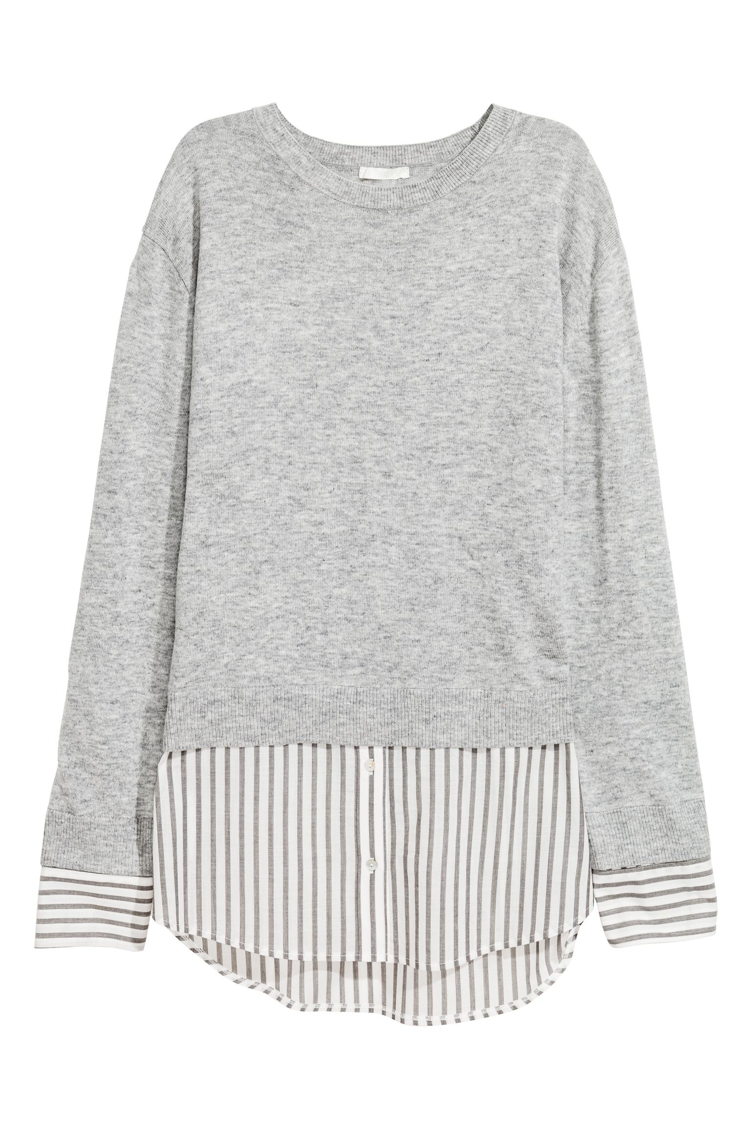 

Джемпер H&M L серый 23075274096