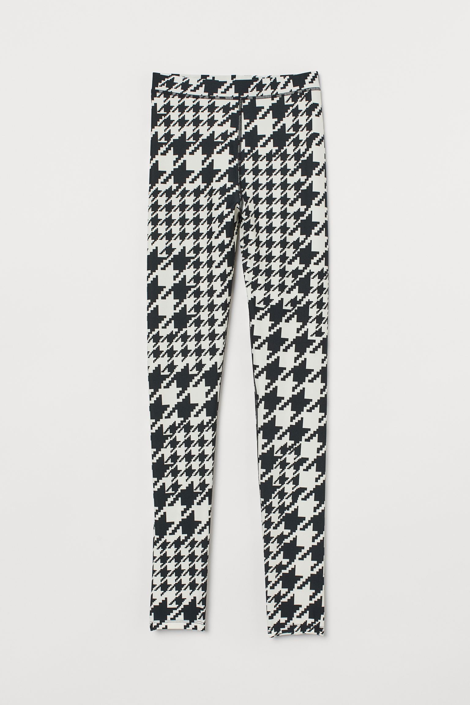 

Леггинсы H&M XS черно белый узор 21078625901