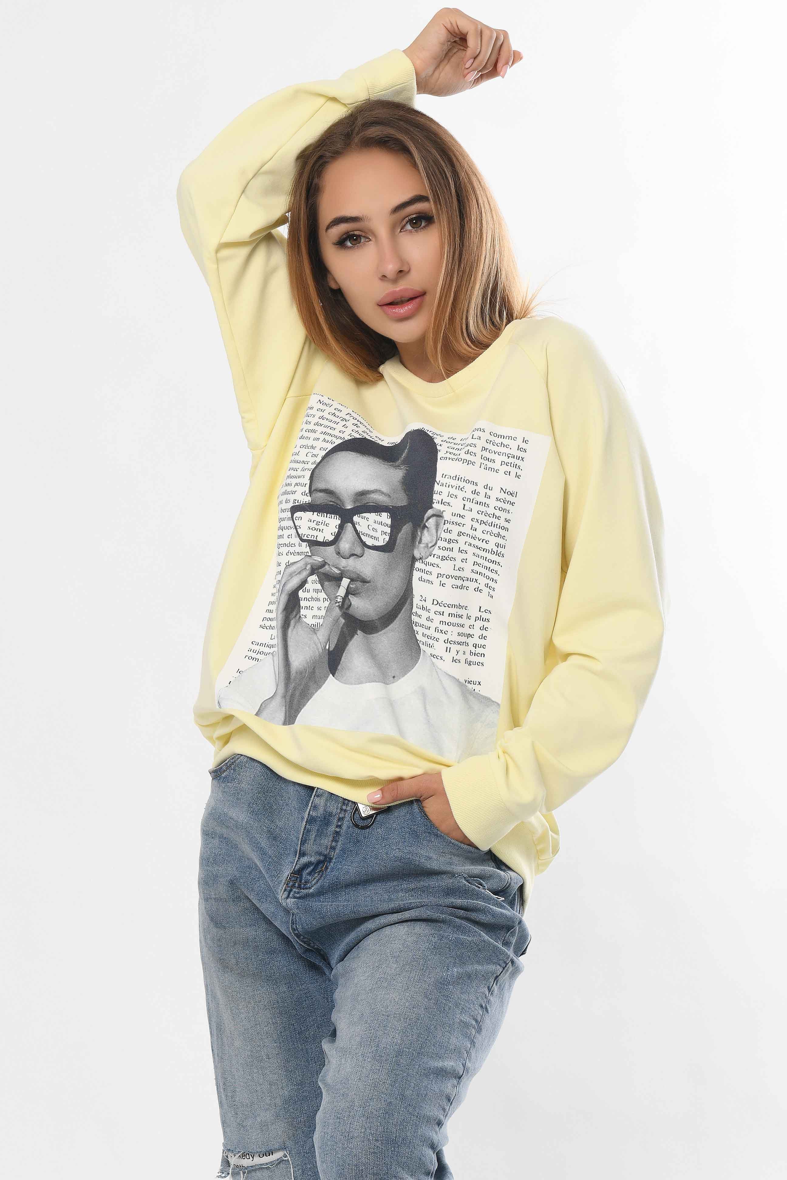 

Свитшот SV-7585-6/0040 Pretty Woman XS желтый