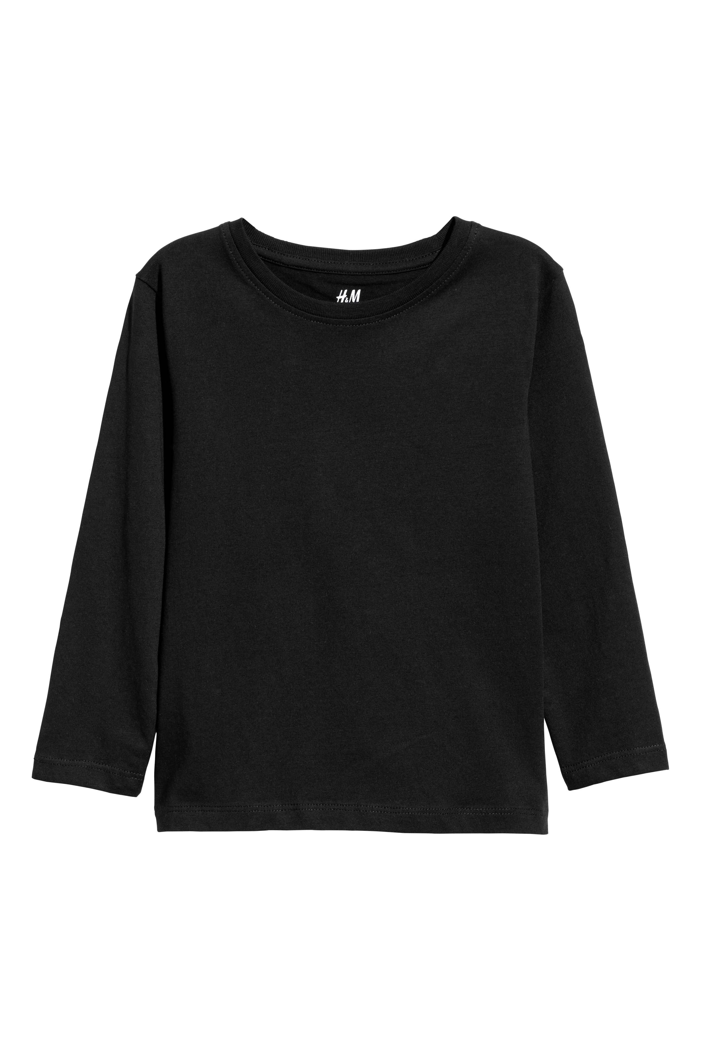 

Лонгслив H&M 110 116см черный 503569